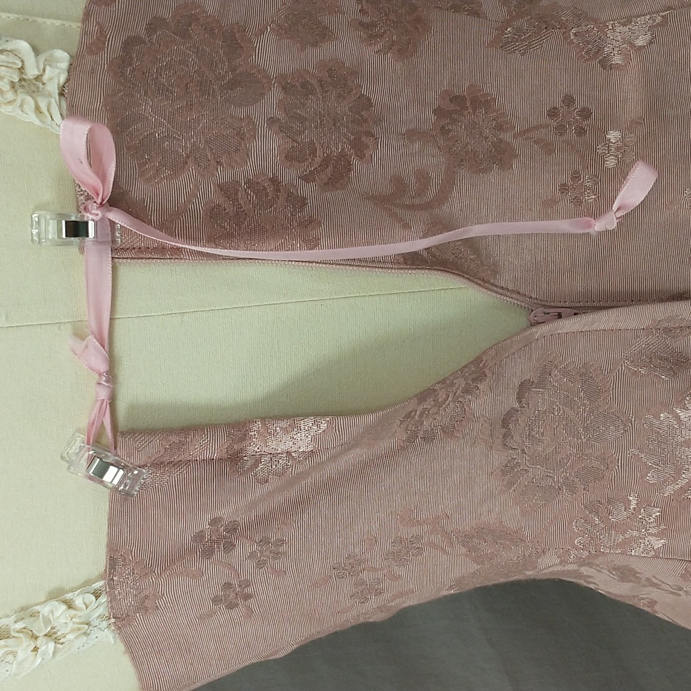 Vintage Flirty Party Dress Mini Fit & Flare 80s 90s Sexy Feminine SeeMeasurement - Picture 6 of 10